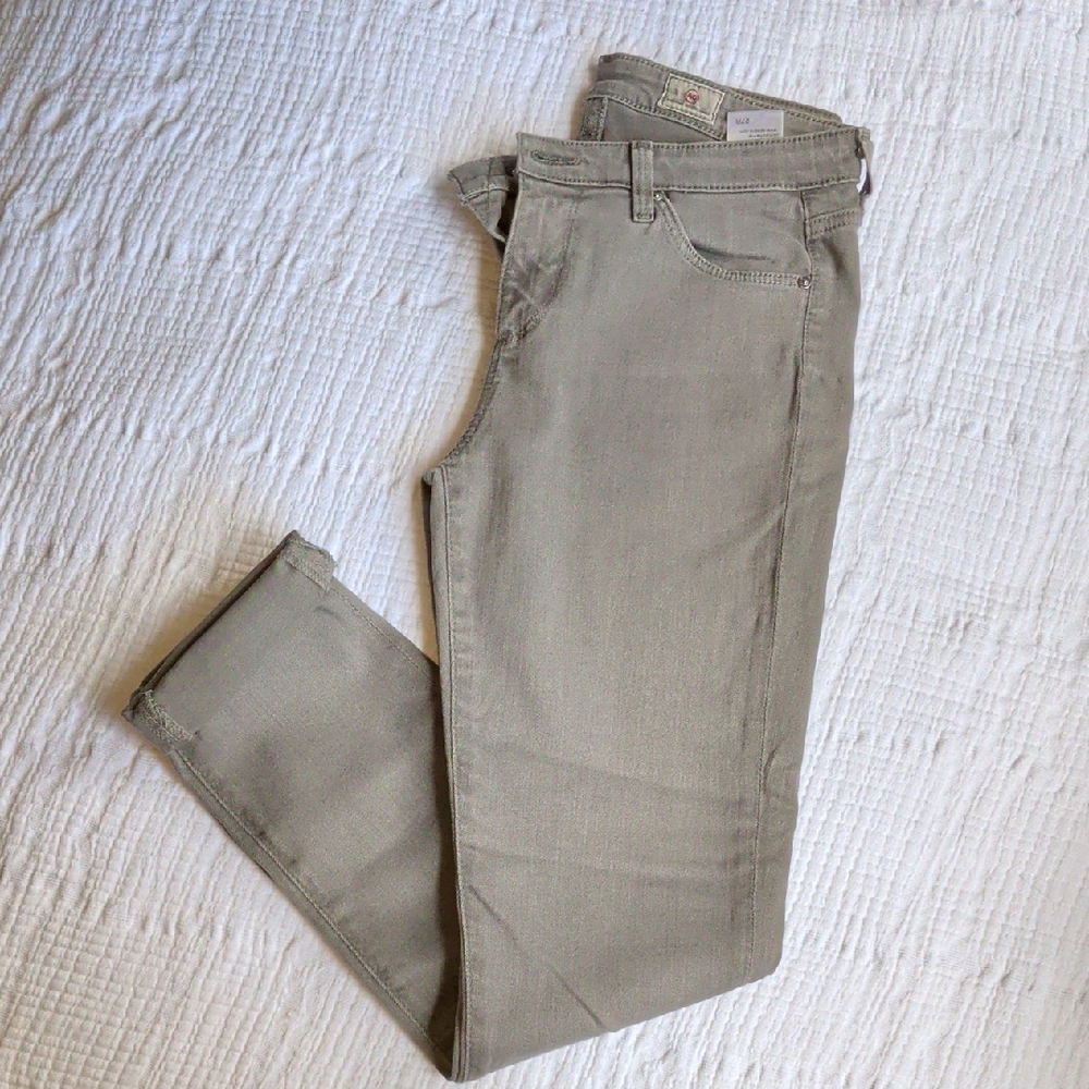 AG Adriano Goldschmied Prima Ankle Light Gray Jeans